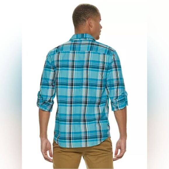 Urban Pipeline awesomely soft mens plaid shirt - Picture 2 of 6